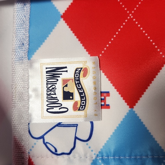 Texas Rangers Loudmouth MLB Cooperstown Collection Argyle Retro Tote Bag NWT - Picture 9 of 14